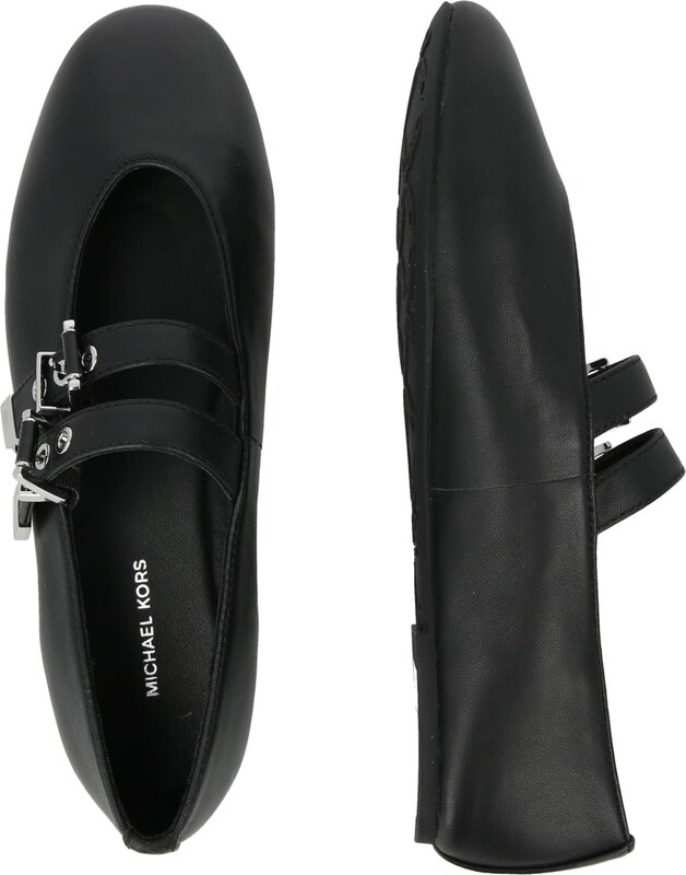 MICHAEL Michael Kors Balerīnas ar siksniņu 'ROWEN' melns
