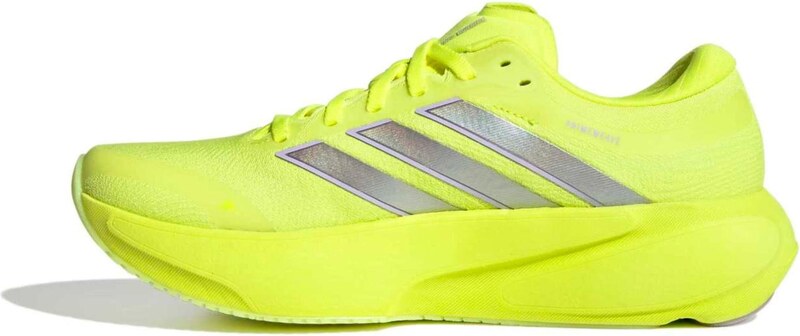 ADIDAS PERFORMANCE Sporta apavi 'SUPERNOVA RISE 3' neona dzeltens / sudrabs