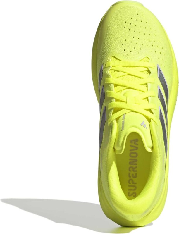 ADIDAS PERFORMANCE Sporta apavi 'SUPERNOVA RISE 3' neona dzeltens / sudrabs