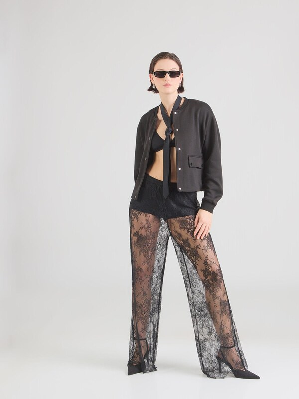 ICHI Starpsezonu jaka 'IHKATE' melns / balts