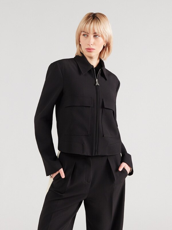 PATRIZIA PEPE Starpsezonu jaka melns