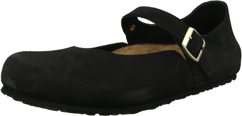 BIRKENSTOCK Balerīnas ar siksniņu 'Mantova LEVE' melns