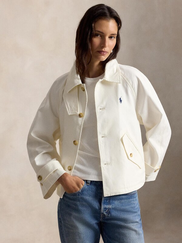 Polo Ralph Lauren Starpsezonu jaka krēmkrāsas