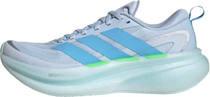 ADIDAS PERFORMANCE Skriešanas apavi 'Supernova Glide' debeszils / pasteļzils / ābolu / sudrabs