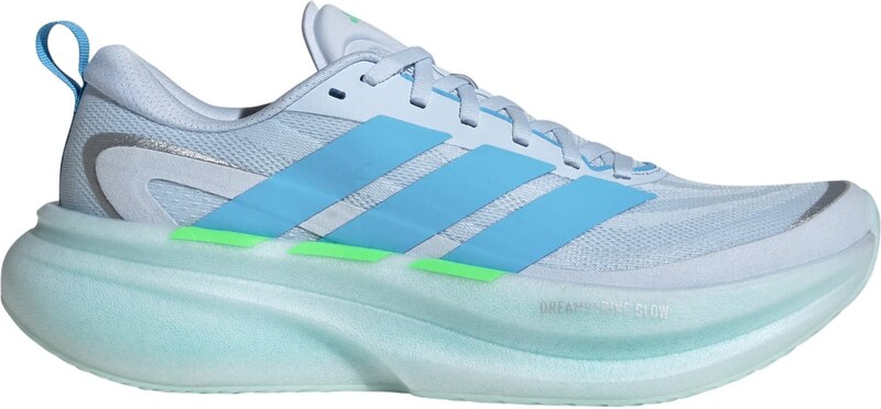 ADIDAS PERFORMANCE Skriešanas apavi 'Supernova Glide' debeszils / pasteļzils / ābolu / sudrabs