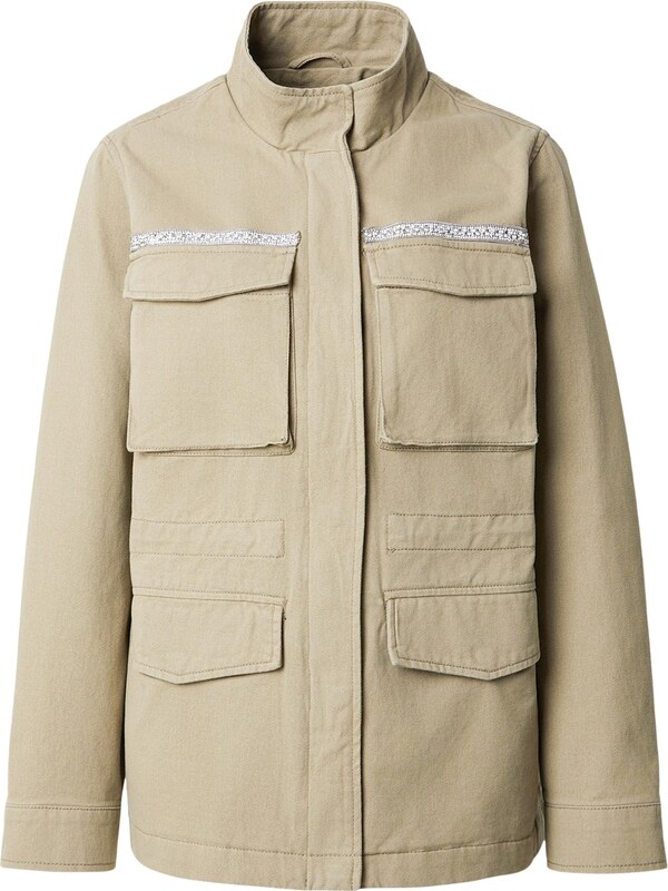 ONLY Starpsezonu jaka 'ONLELENA' haki / sudrabs