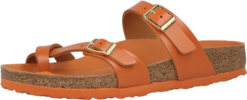 BIRKENSTOCK Iešļūcenes ar pirkstu atdalītāju 'Mayari' oranžs