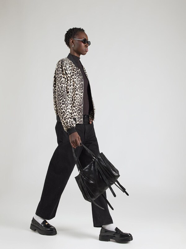 RINO & PELLE Starpsezonu jaka 'Banner' bēšs / melns