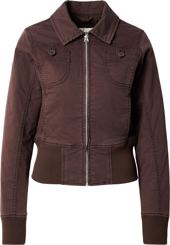 HOLLISTER Starpsezonu jaka tumši brūns