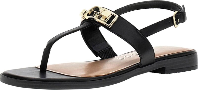 GUESS Iešļūcenes ar pirkstu atdalītāju 'Ramiry' melns