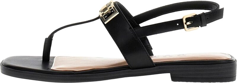 GUESS Iešļūcenes ar pirkstu atdalītāju 'Ramiry' melns