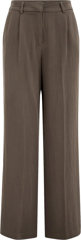 WE Fashion Klasiskas bikses dubļu krāsas