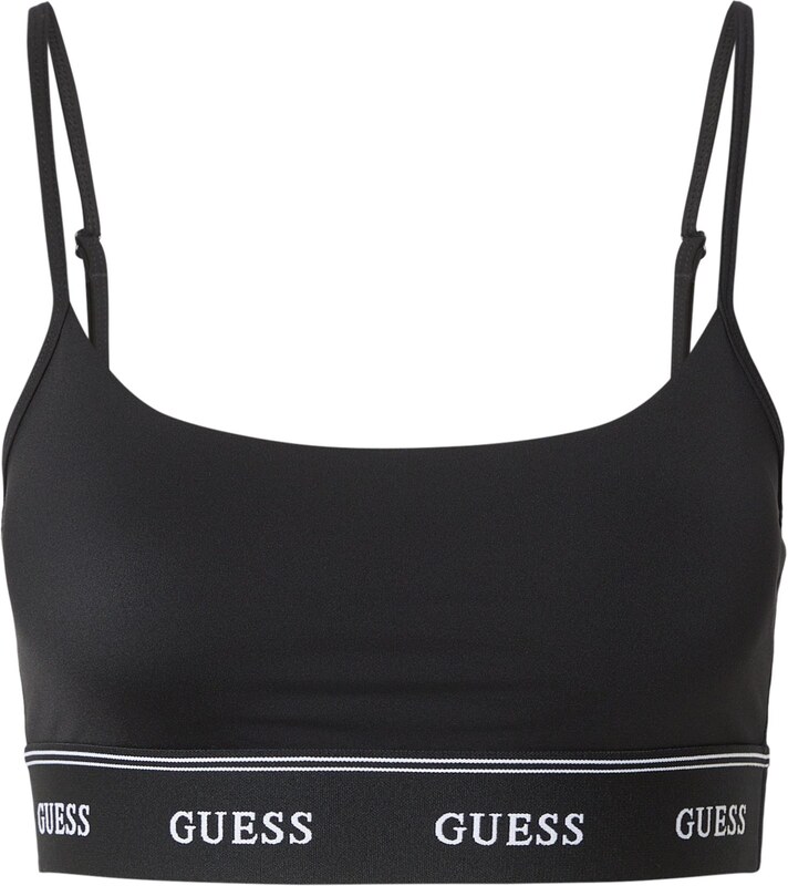 GUESS Sporta krūšturis 'ALBA' melns / balts