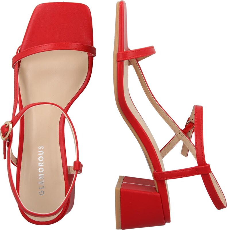 GLAMOROUS Sandales sarkans