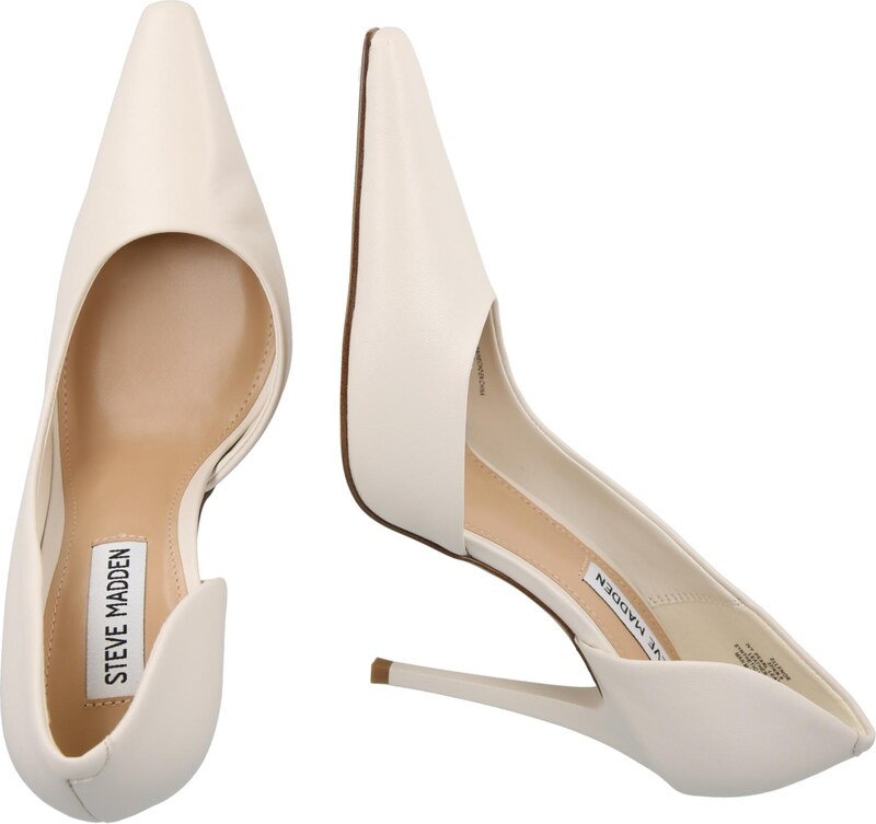 STEVE MADDEN Augstpapēžu kurpes 'Ellenor' krēmkrāsas