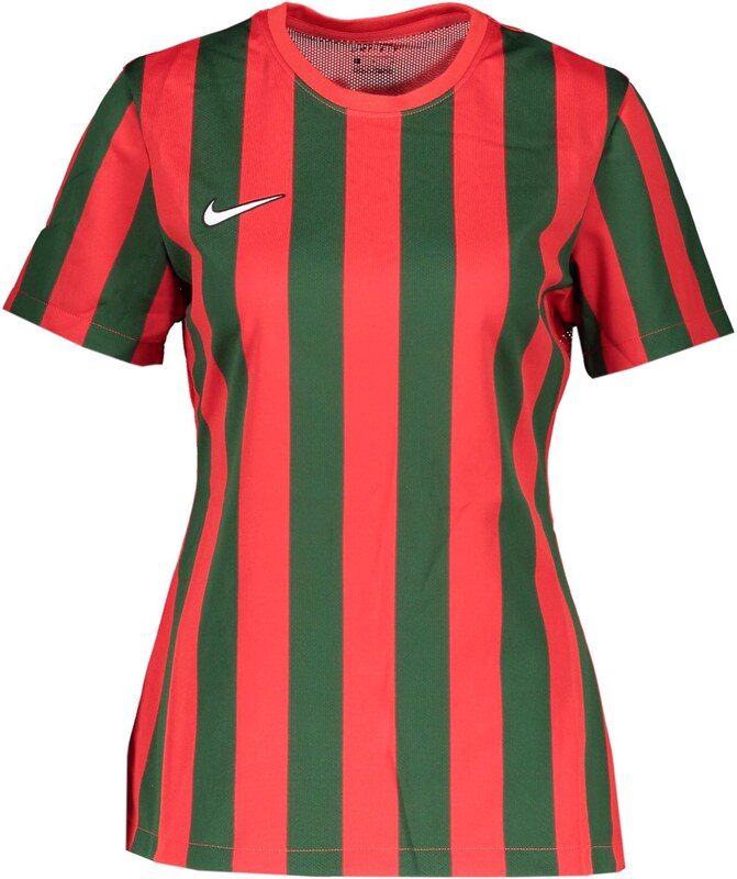 NIKE Sportiska stila krekls 'Striped Division IV' olīvzaļš / sarkans / balts