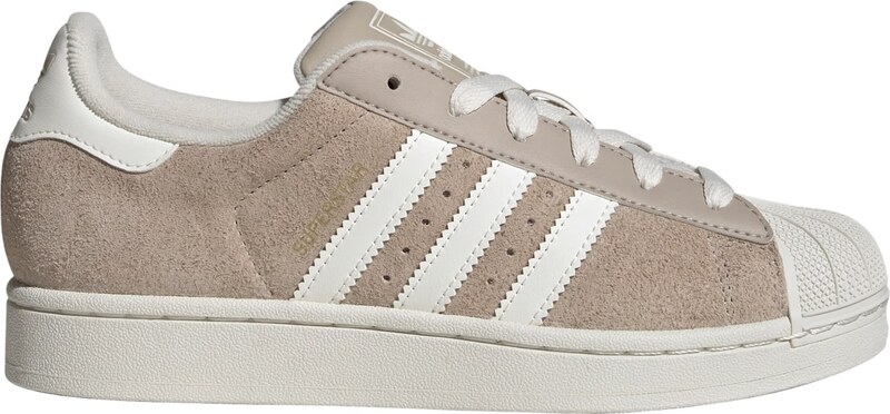 ADIDAS ORIGINALS Zemie brīvā laika apavi 'Superstar II' tumši bēšs / balts