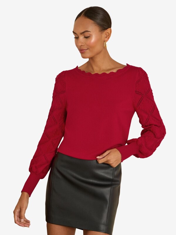 love & roses Džemperis sarkans