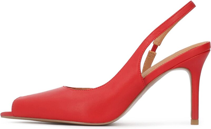 Kazar Augstpapēžu kurpes spilgti sarkans