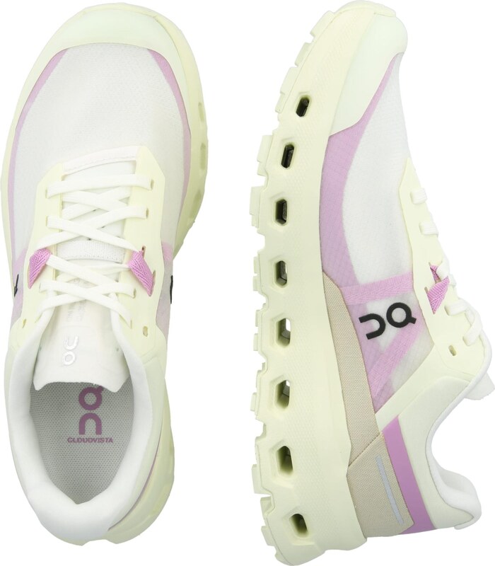 On Skriešanas apavi 'Cloudvista 2' ziloņkaula krāsas / orhideju / melns