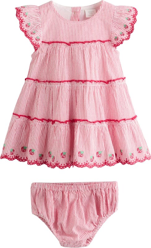 Next Kleita zaļš / rozā / gaiši sarkans / balts