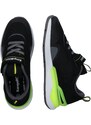 KangaROOS Brīvā laika apavi 'KD-Gym' pelēks / neonzaļš / melns