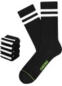 CHEERIO* Zeķes 'TENNIS TYPE 4P' melns / balts