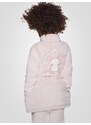 Muydemi bērnu halāts ar rāvējslēdzēju "Little Mouse Light Pink - White"