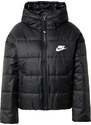 Nike Sportswear Ziemas jaka melns / balts