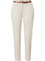 COMMA Čino bikses krēmkrāsas / kastaņbrūns