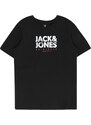 Jack & Jones Junior T-Krekls 'BOOSTER' rozā / melns / balts