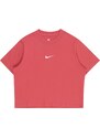 Nike Sportswear T-Krekls 'ESSNTL' dzērveņu / balts
