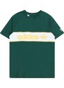 ADIDAS ORIGINALS T-Krekls dzeltens / smaragda / balts