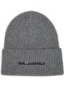 Karl Lagerfeld Cepure pelēks / melns