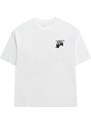 Jack & Jones Junior T-Krekls 'FARO' bēšs / melns / balts