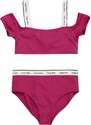 Calvin Klein Swimwear Bikini 'Meta Legacy' ogu / melns / balts