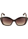 Karl Lagerfeld Saulesbrilles konjaka toņa / tumši brūns / zelts / melns