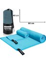 Outfish Quick-Drying Microfiber Towel 40x80 cm Light Blue