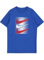 Nike Sportswear T-Krekls zils / sarkans / balts