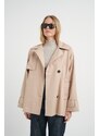 InWear Starpsezonu mētelis 'Minona' smilškrāsas