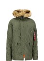 ALPHA INDUSTRIES Ziemas jaka 'N3B VF 59' olīvzaļš