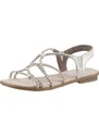Rieker Siksniņsandales gaiši bēšs / sudrabs / pērļbalts