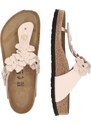 BIRKENSTOCK Iešļūcenes ar pirkstu atdalītāju 'Gizeh Flower' pasteļrozā