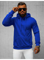 Vīriešu džemperis ar kapuci kobalta OZONEE JS/2009Z