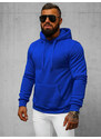 Vīriešu džemperis ar kapuci kobalta OZONEE JS/2009Z