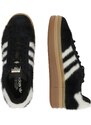 ADIDAS ORIGINALS Zemie brīvā laika apavi 'GAZELLE BOLD' melns / balts