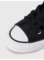 CONVERSE Brīvā laika apavi 'CTAS' melns / raibi melns