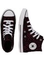 CONVERSE Brīvā laika apavi 'Chuck Taylor All Star' bordo / melns