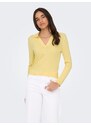 ONLY Džemperis 'ONLKaya' gaiši dzeltens