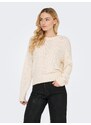 ONLY Džemperis 'ONLIsa' vilnbalts